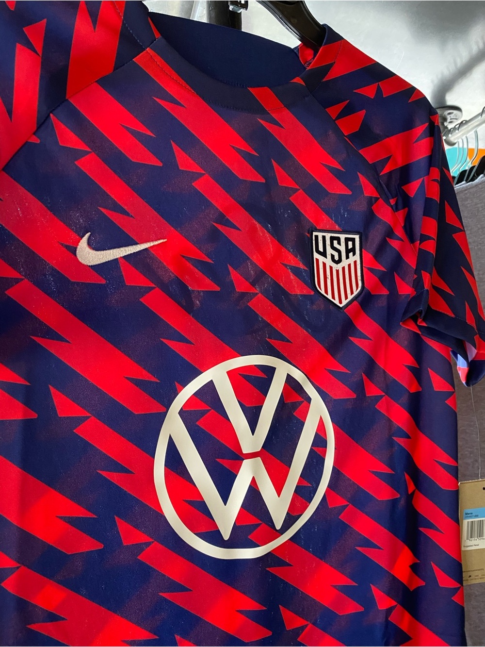 Nike US Soccer USMNT Pre-Match Jersey Men's | Size M NWT - Picture 3 of 9